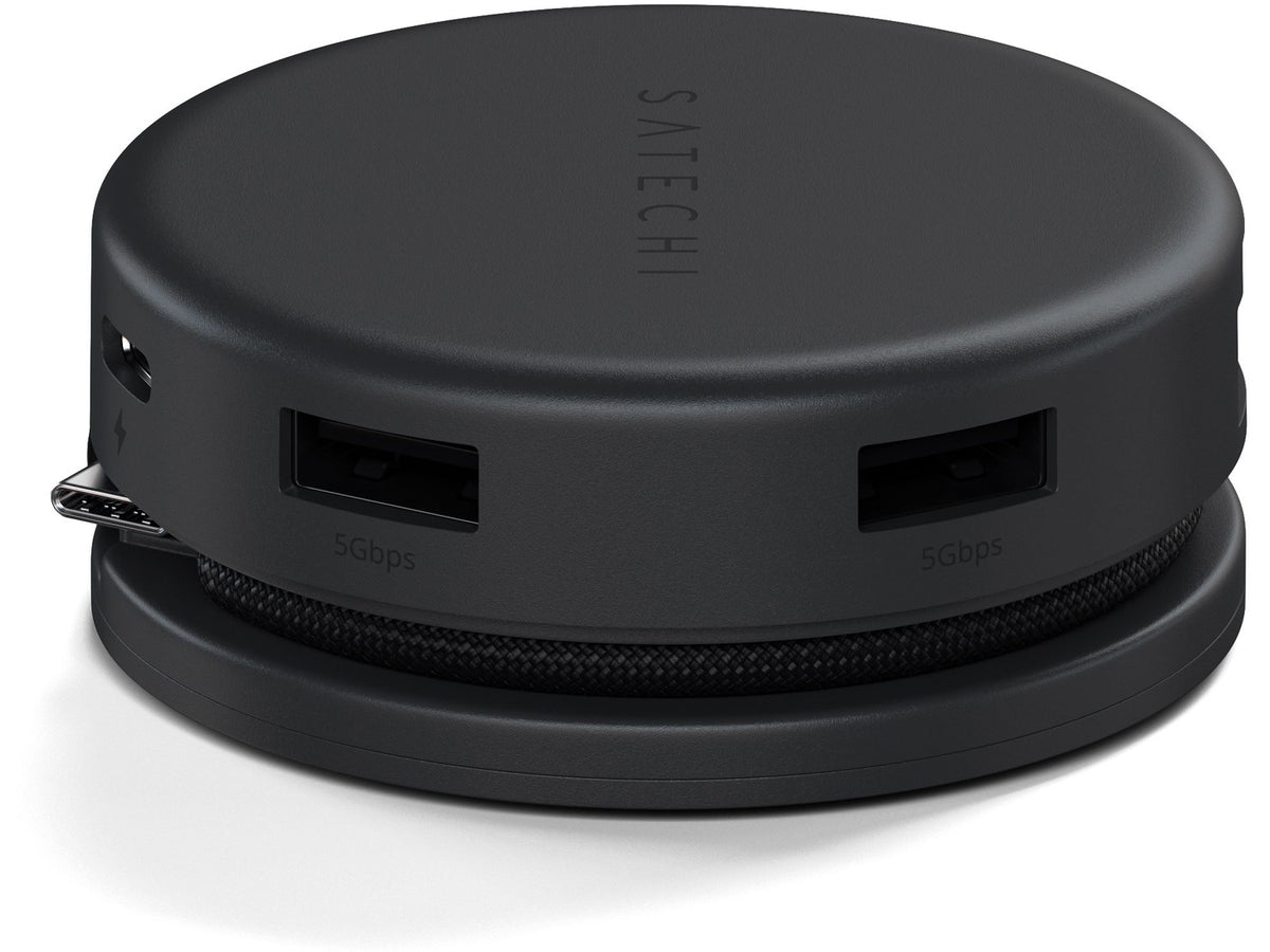 Satechi OntheGo 7-in-1 Multiport Adapter, Space Black