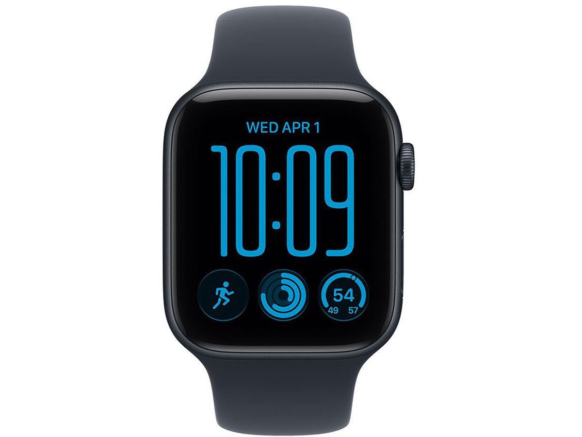 Apple Watch SE 3 44 mm GPS - Midnight Aluminium Case with Navy Blue Sport Band - M/L