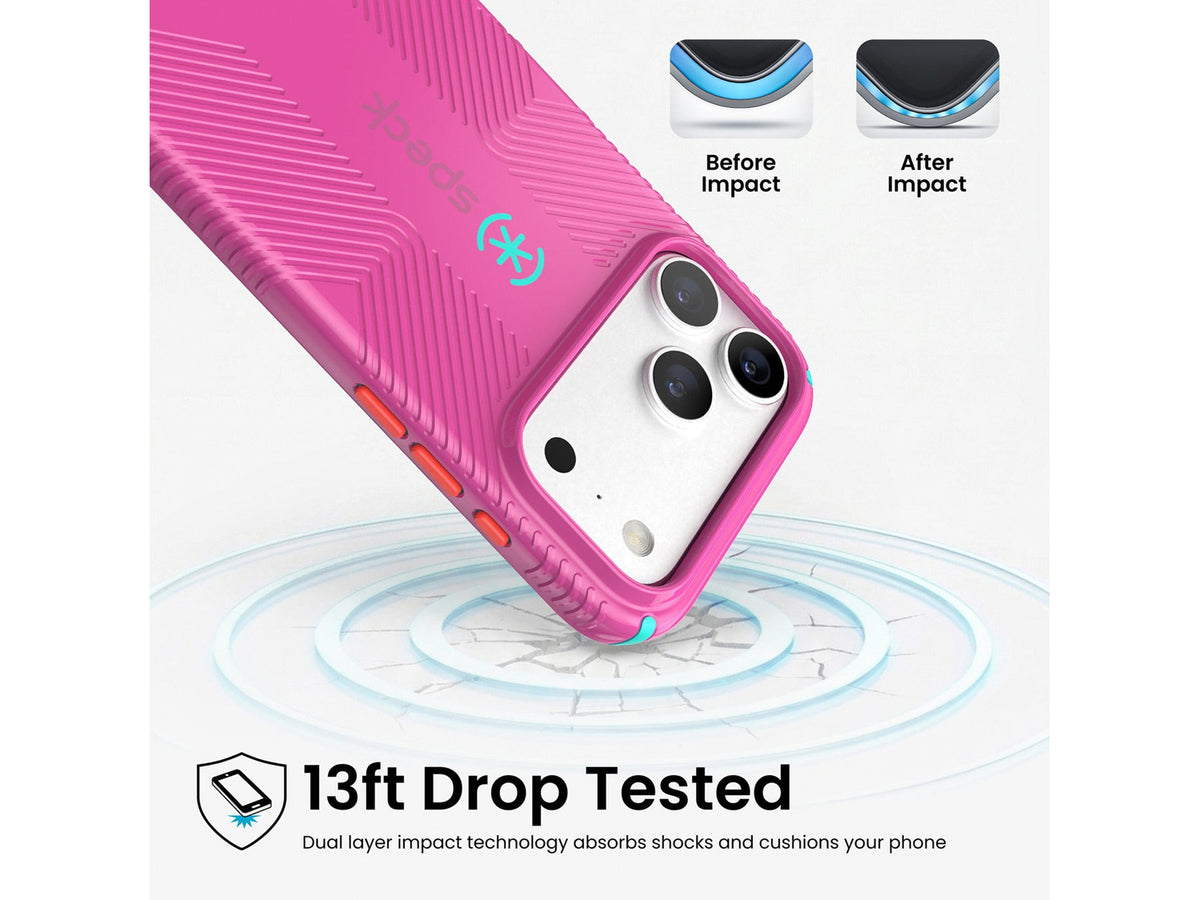 Speck CandyShell Icon MagSafe Apple iPhone 18 Pro Case,  Bubblegum Pop